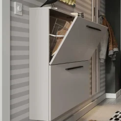 Wohnen Schuhschrank zum Aufhängen in Hellgrau - Guaran