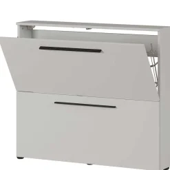 Wohnen Schuhschrank zum Aufhängen in Hellgrau - Guaran