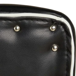 Wohnen Schwarz Weißes Bartisch Set Barataria im Retro Diner Style (fünfteilig)