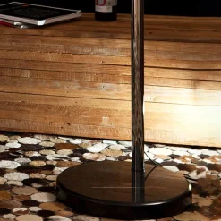 Wohnen Schwarze Bogenleuchte mit Marmorplatte - Airana