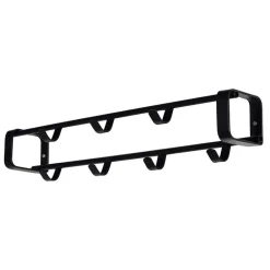 Schwarze Garderoben Kombi aus Stahl - Satroni (zweiteilig)^Wohnen Discount