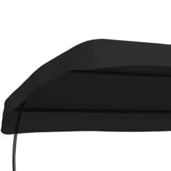 Wohnen Schwarze Outdoorliege für zwei Personen - Valdi