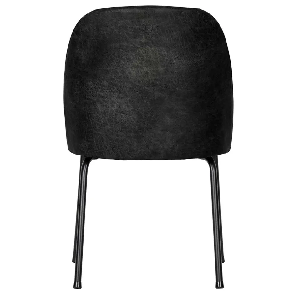 Schwarze Stühle aus Recyclingleder - Amaikan (2er Set)^Wohnen Sale