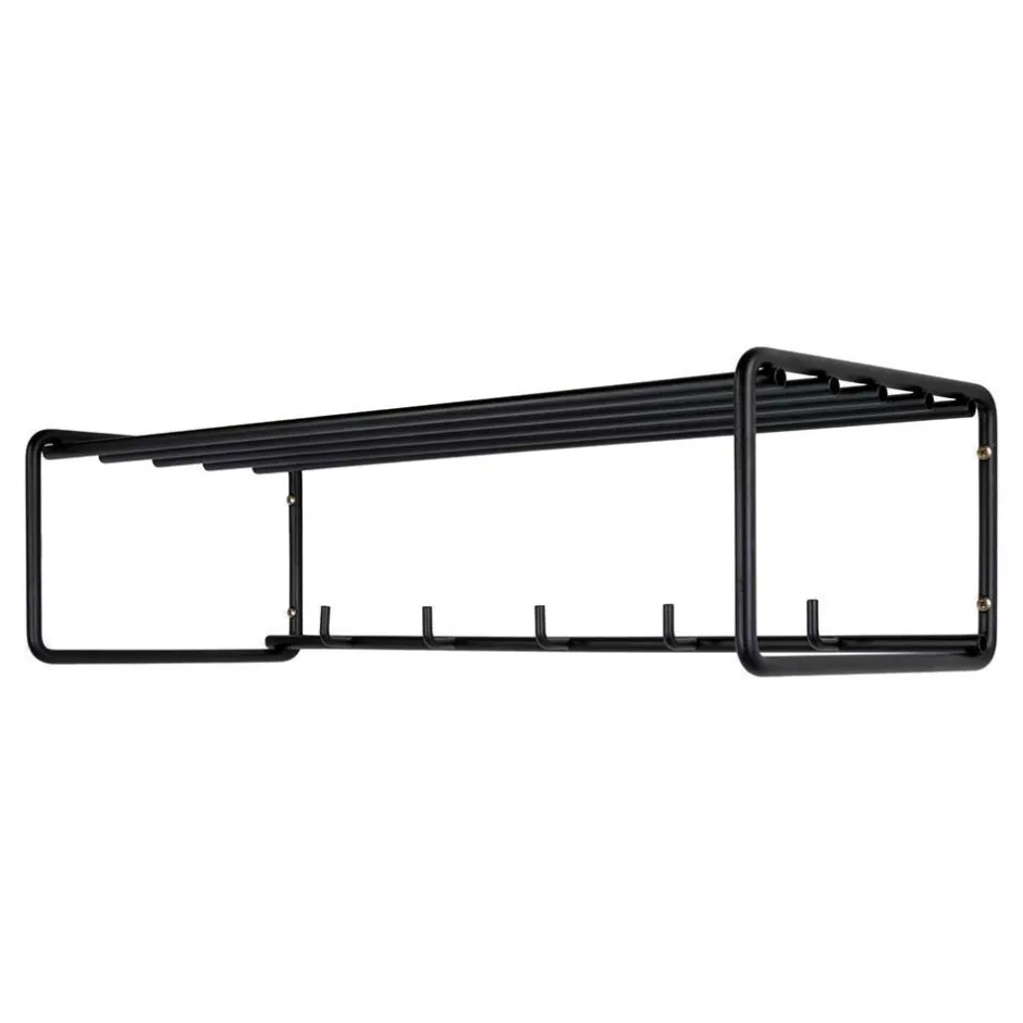 Schwarze Wandgarderobe & Spiegel - Creemas (zweiteilig)^Wohnen New