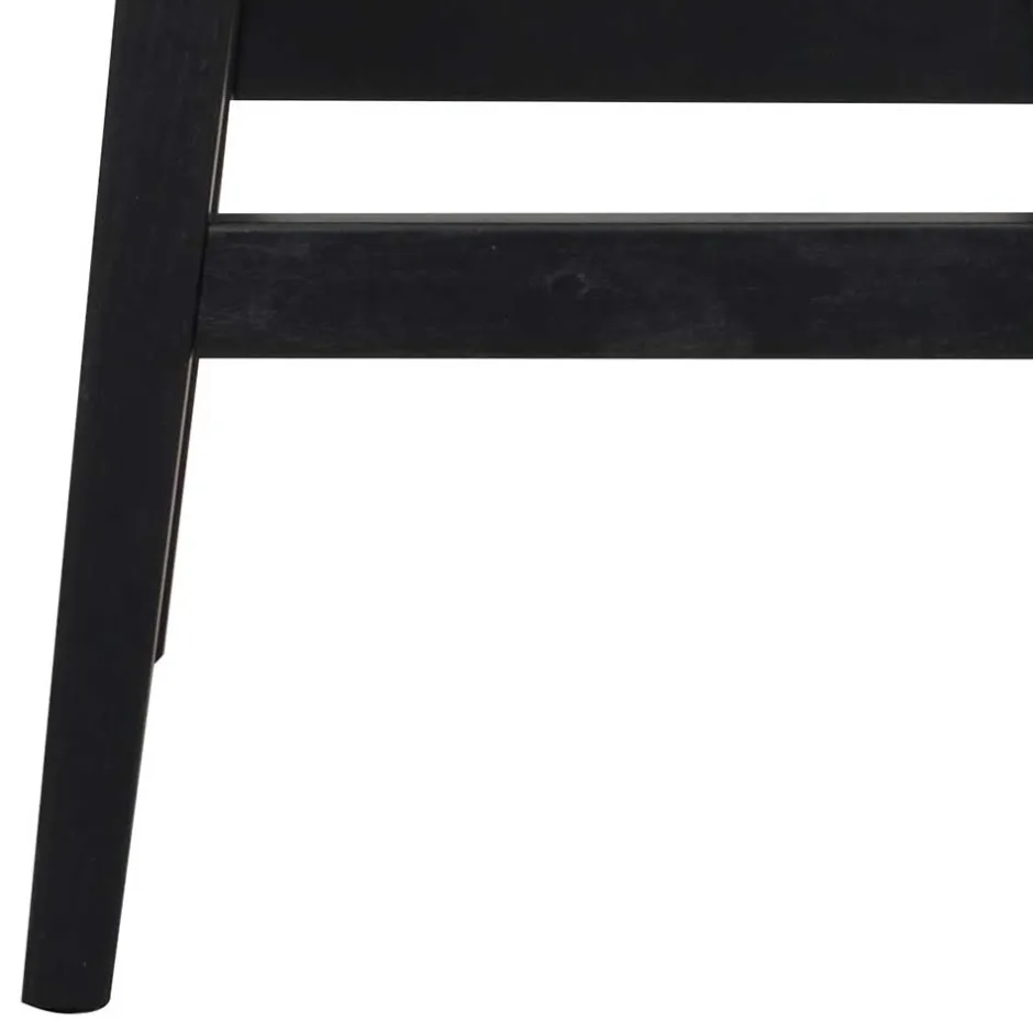 Schwarzer Barhocker in runder Form - Riostar (2er Set)^Wohnen Discount