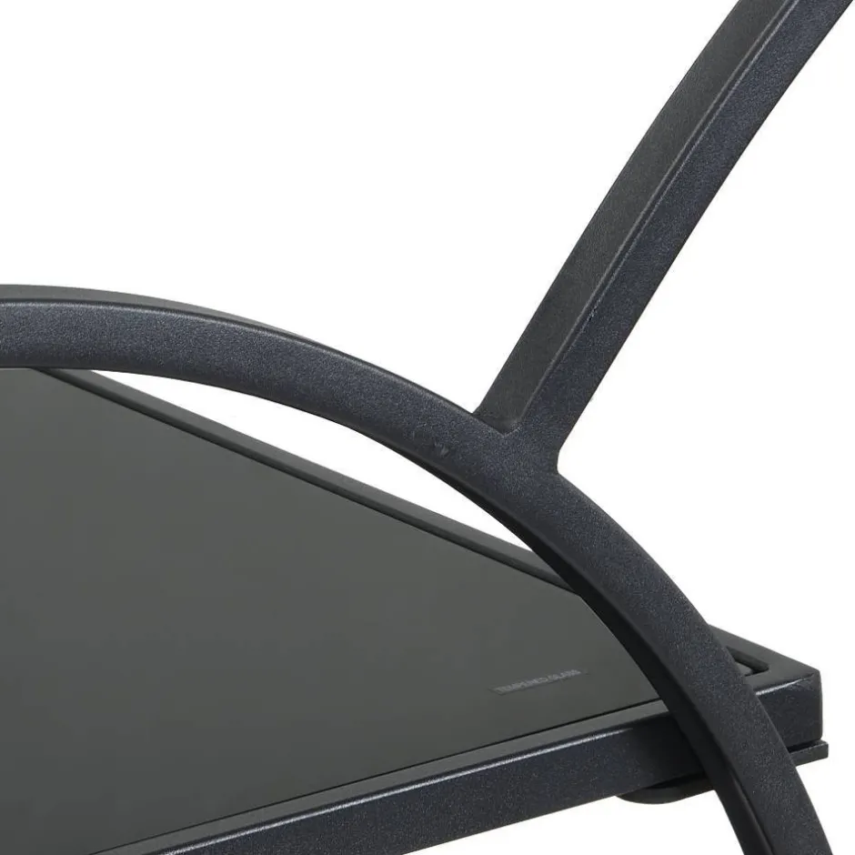 Wohnen Schwarzer Design-Servierwagen aus Metall - Nucina