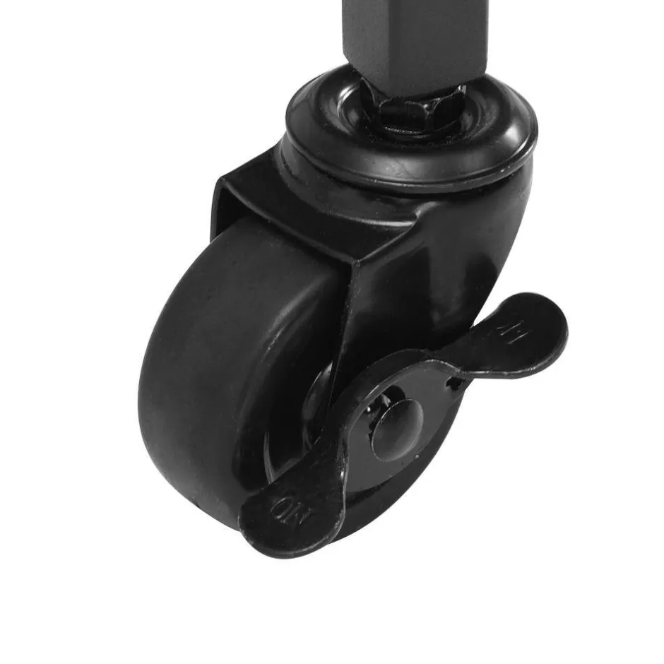 Wohnen Schwarzer Design-Servierwagen aus Metall - Nucina