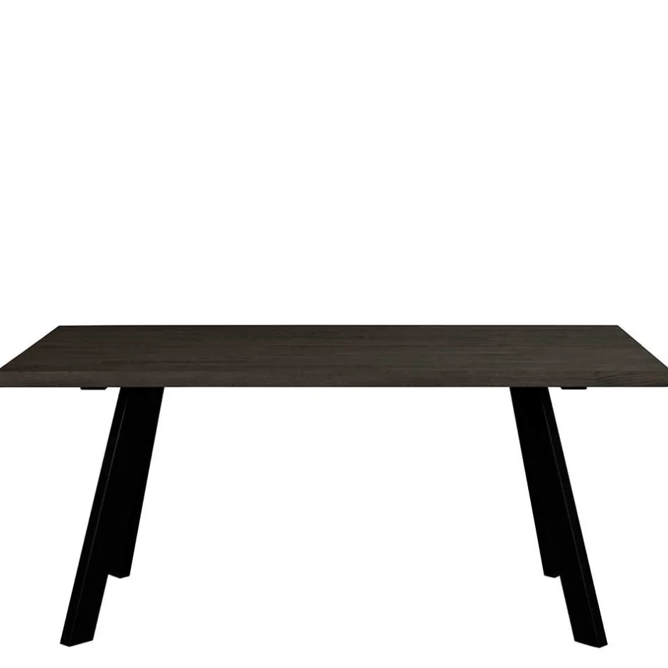 Wohnen Schwarzer Eiche Esstisch & Stühle - Namac (fünfteilig)