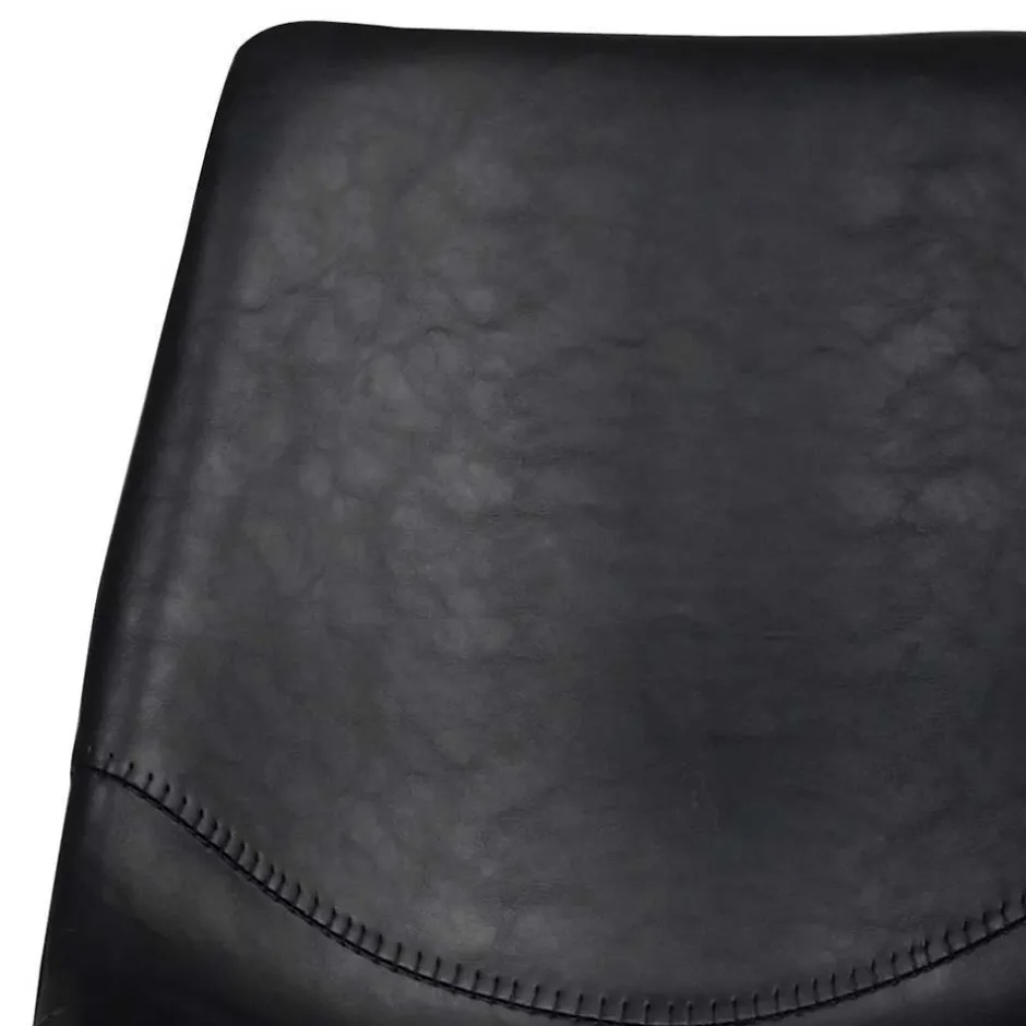 Wohnen Schwarzer Eiche Esstisch & Stühle - Namac (fünfteilig)