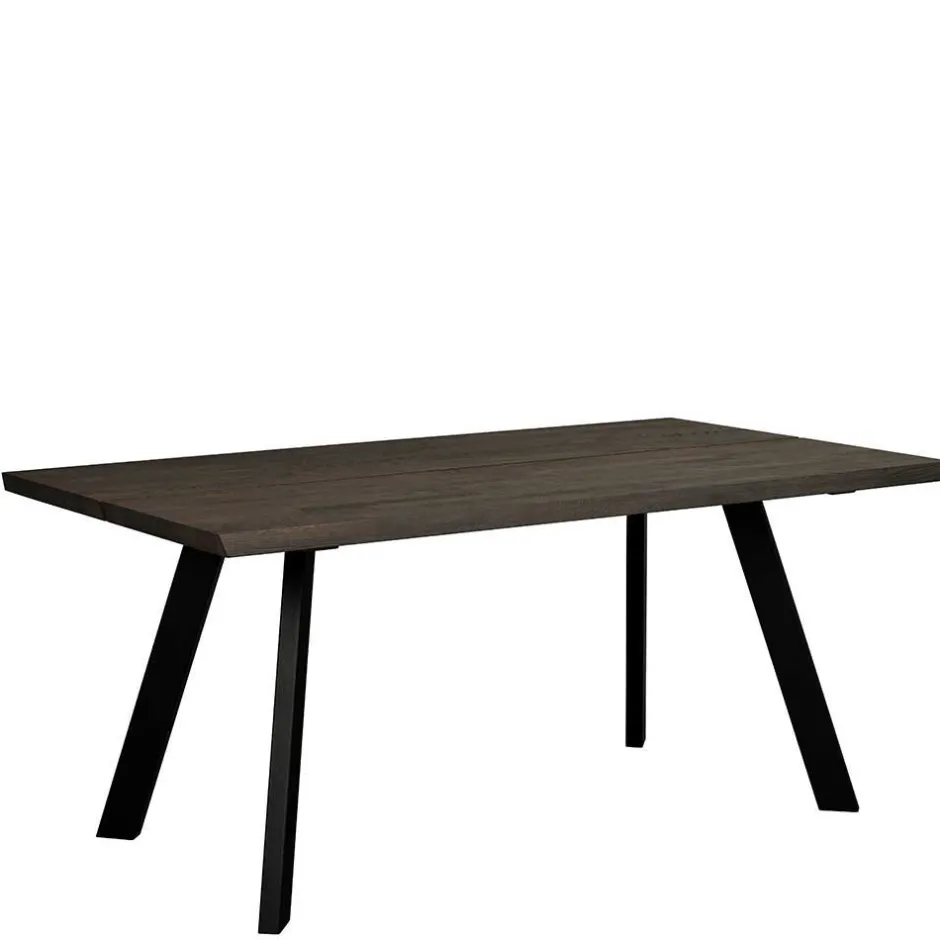 Wohnen Schwarzer Eiche Esstisch & Stühle - Namac (fünfteilig)