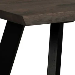 Wohnen Schwarzer Eiche Esstisch & Stühle - Namac (fünfteilig)