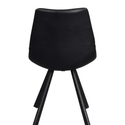 Wohnen Schwarzer Eiche Esstisch & Stühle - Namac (fünfteilig)