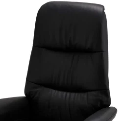 Schwarzer Entspannungssessel mit Armlehnen - Registran^Wohnen Discount