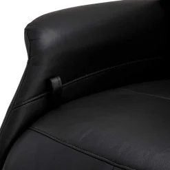 Schwarzer Entspannungssessel mit Armlehnen - Registran^Wohnen Discount