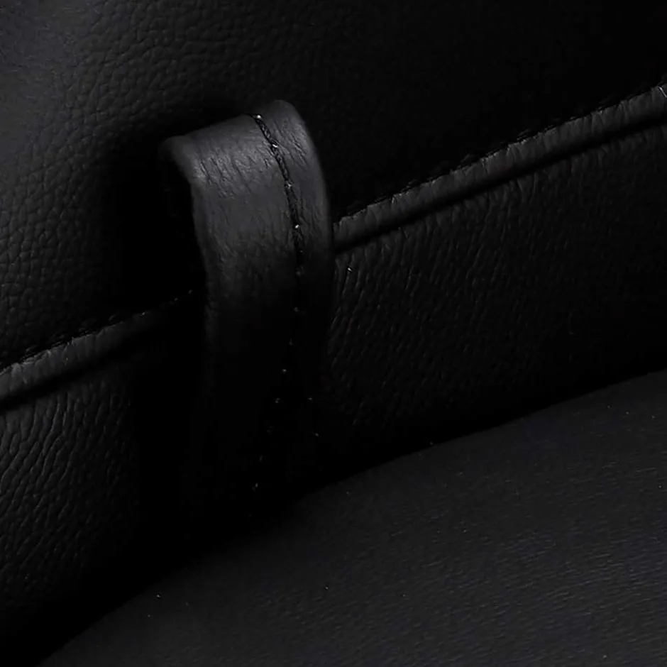 Schwarzer Entspannungssessel mit Armlehnen - Registran^Wohnen Discount