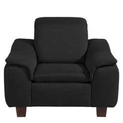 Schwarzer Polstersessel 100 cm breit - Voscona^Wohnen New