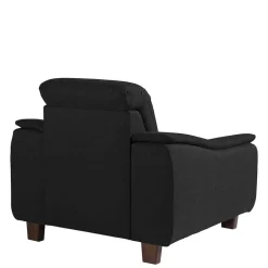 Schwarzer Polstersessel 100 cm breit - Voscona^Wohnen New