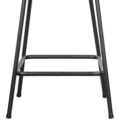 Schwarzer Retro Samt Barstuhl in zwei Höhen - Abelless^Wohnen Best