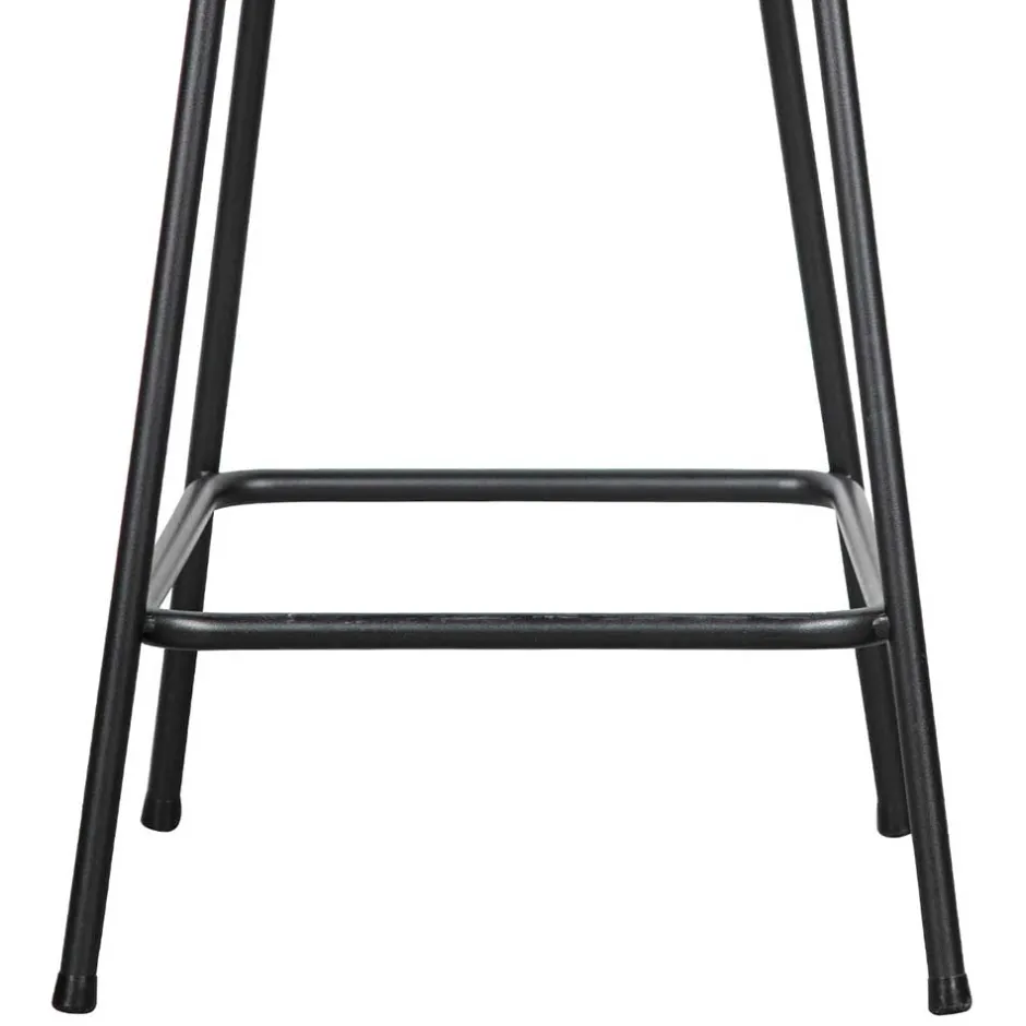 Schwarzer Retro Samt Barstuhl in zwei Höhen - Abelless^Wohnen Best