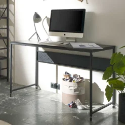 Wohnen Schwarzer Schreibtisch 120x60 cm - Irona