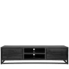 Wohnen Schwarzer TV Unterschrank im Industry Stil - Esturado
