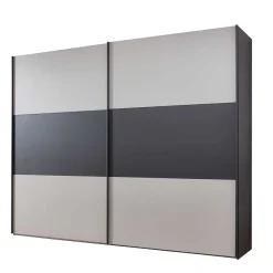 Wohnen Schwebetüren Kleiderschrank in Hellgrau & Dunkelgrau - Guadiana