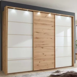 Schwebetüren Kleiderschrank modern - Crucav^Wohnen Outlet