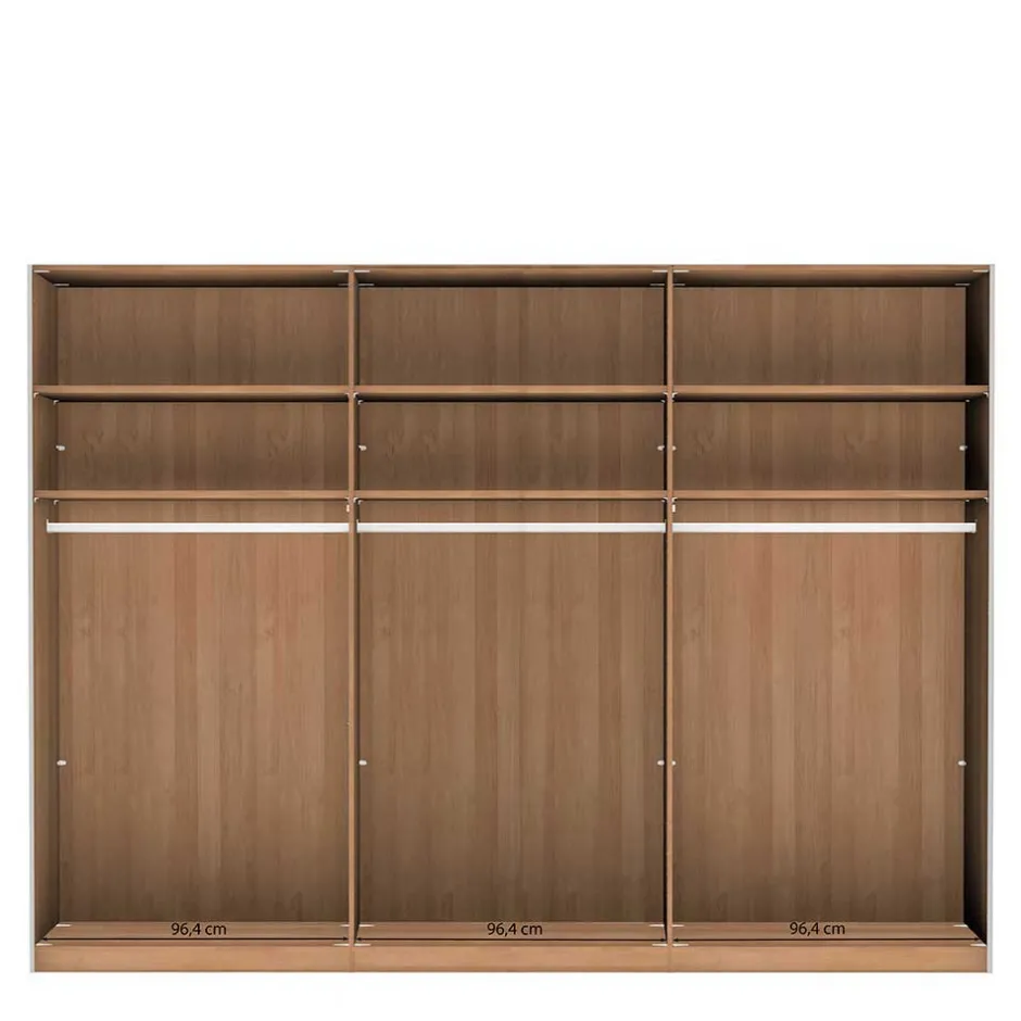Schwebetüren Kleiderschrank modern - Crucav^Wohnen Outlet
