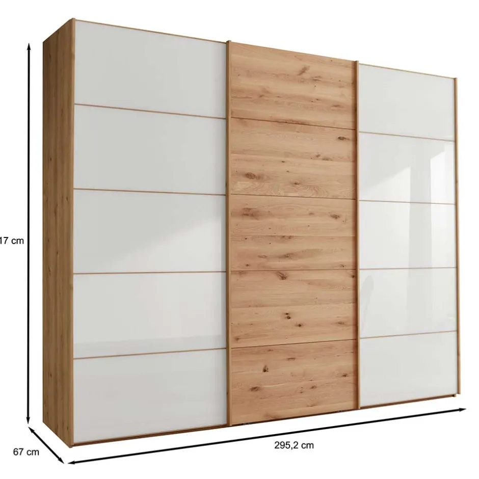 Schwebetüren Kleiderschrank modern - Crucav^Wohnen Outlet