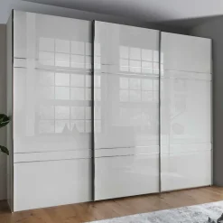 Wohnen Schwebetüren Kleiderschrank mit Glas Front - Ekino