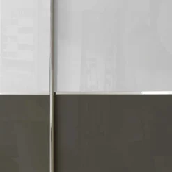 Schwebetüren Kleiderschrank in Braun & Weiß - Genre^Wohnen Sale