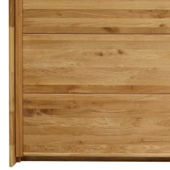 Schwebetürenschrank aus Wildeiche mit Spiegel - Divnoi^Wohnen New