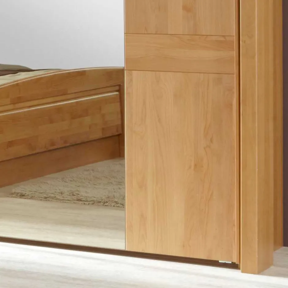 Wohnen Schwebetürenschrank Bordeaux aus Erle