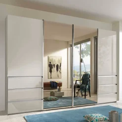 Schwebetürenschrank in Champagner - Grover^Wohnen