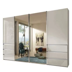 Schwebetürenschrank in Champagner - Grover^Wohnen