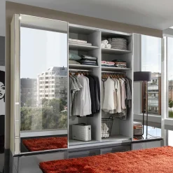 Schwebetürenschrank in Champagner - Grover^Wohnen