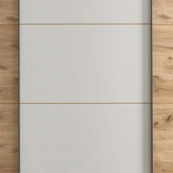 Schwebetürenschrank in Grau und Wildeiche Hell - Simple^Wohnen Hot