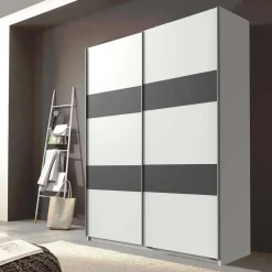 Schwebetürenschrank mit Metallgriffen - Malente^Wohnen Sale