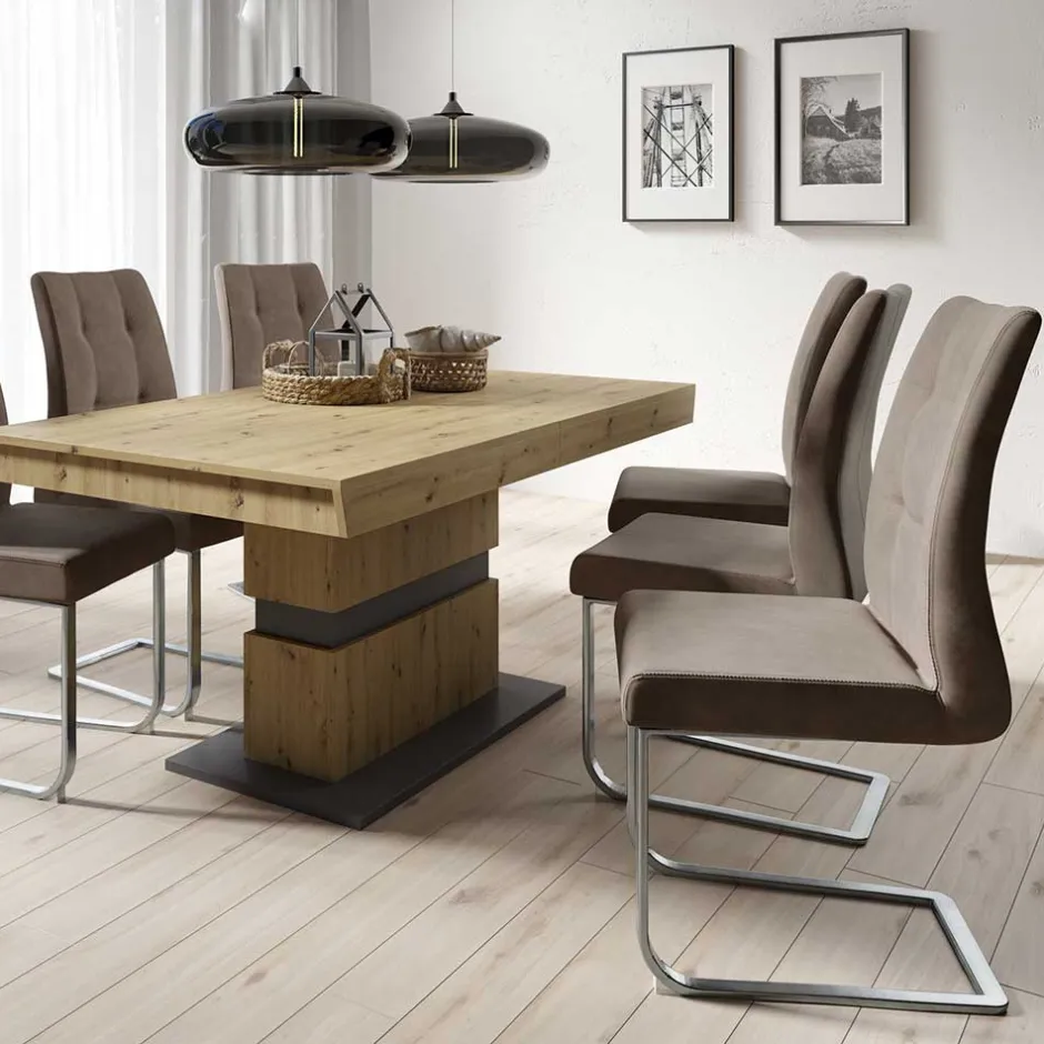 Schwingstühle in Braun - Badehma (2er Set)^Wohnen Outlet