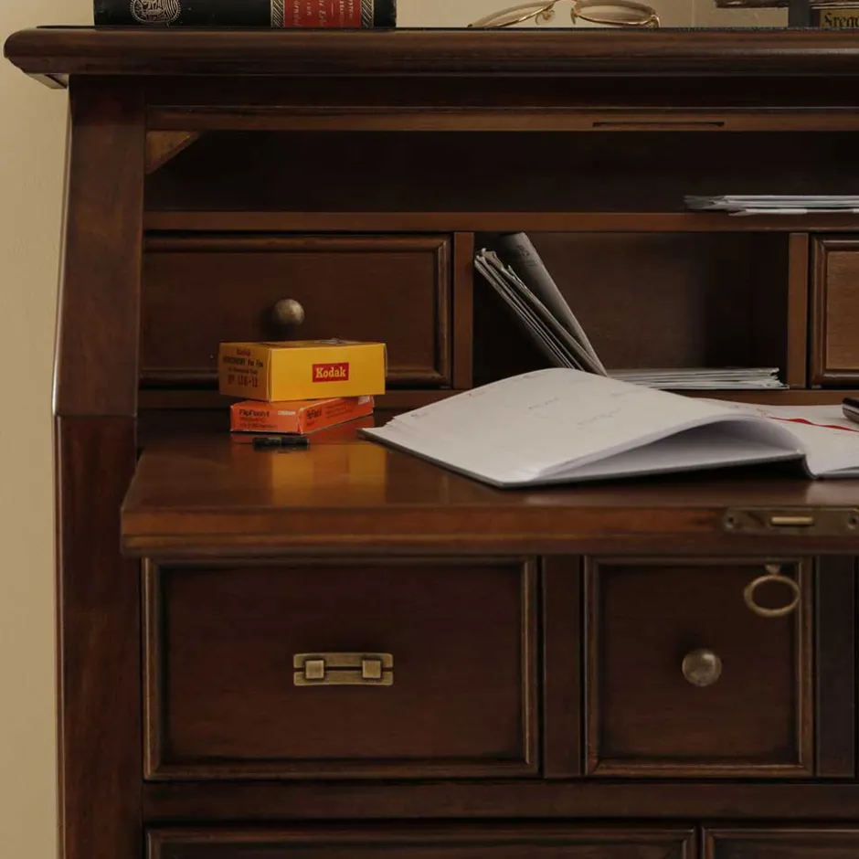 Wohnen Sekretär in Walnussfarben Antik - Istefanio