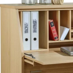 Sekretär Schreibtisch Schrank in Eiche - Ryan^Wohnen Hot