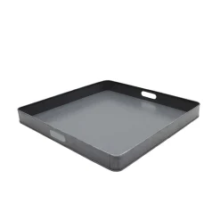 Wohnen Serviertablett quadratisch mit Grifflöchern - Barossio