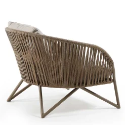 Sessel aus Seilgeflecht in Hellbraun & Beige - Rosmani^Wohnen Clearance