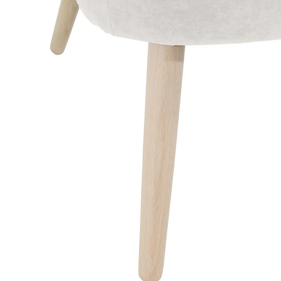 Sessel in Cremeweiß und Buche - Liane^Wohnen