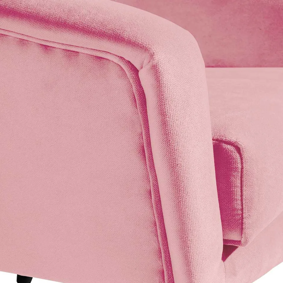 Sessel in Rosa und Schwarz - Lanaca^Wohnen Clearance