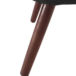 Sessel in Schwarz und Nussbaum - Nastasia^Wohnen Discount