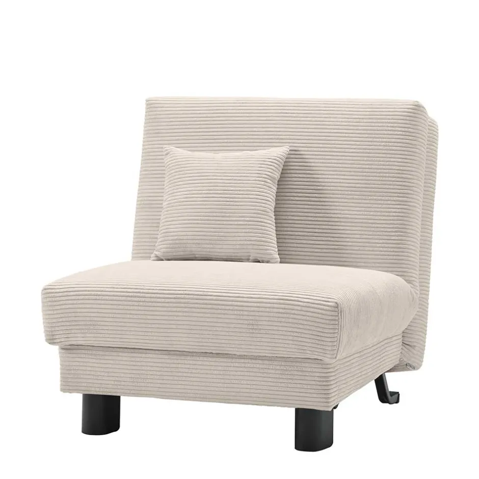 Sessel mit Schlaffunktion in Beige - Samurai^Wohnen