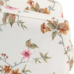 Sessel mit Stoffbezug mit Blumen Dessin - Barbadus^Wohnen