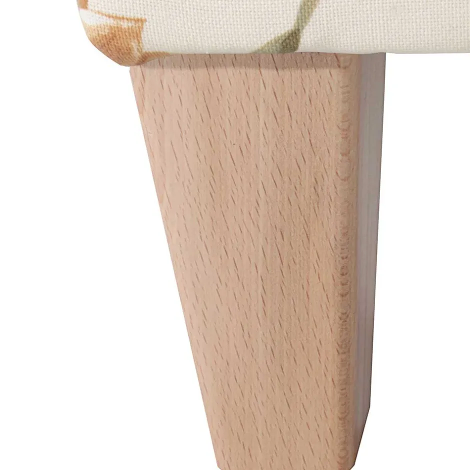 Sessel mit Stoffbezug mit Blumen Dessin - Barbadus^Wohnen