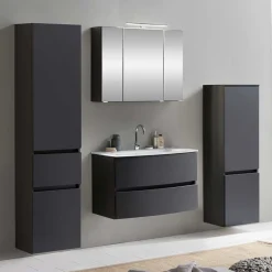 Wohnen Set Badmöbel hängend oder stehend - Natarivos (vierteilig)